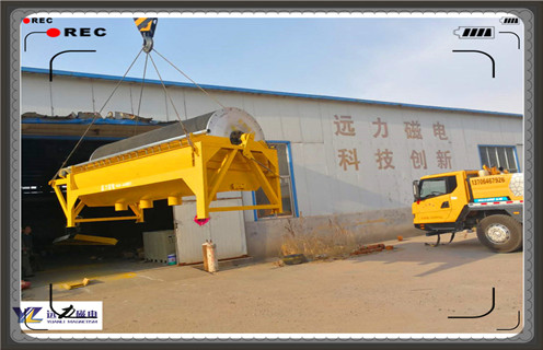 磁選機，永磁筒式磁選機，xctb—1050×1000半逆流型濕式弱磁場永磁筒式磁選機