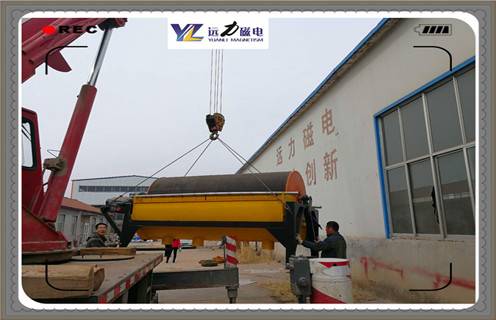 永磁筒式磁選機，湖北CTB-718永磁筒式磁選機優(yōu)缺點_磁鐵如何分布_湖北CTB-718永磁筒式磁選機優(yōu)缺點不吸鐵如何處理
